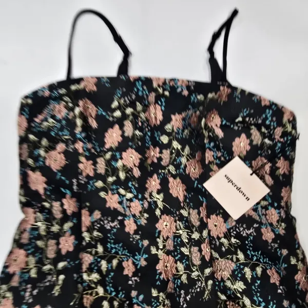 Superdown Macey Mini Dress in Pink Floral - Image 5