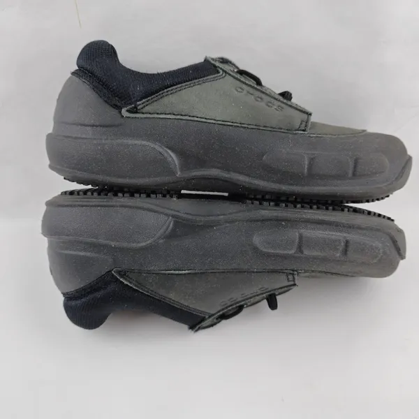 Crocs Velocity‎ Slip Resistant Shoe Womens 8 Mens 6 Black - Image 7