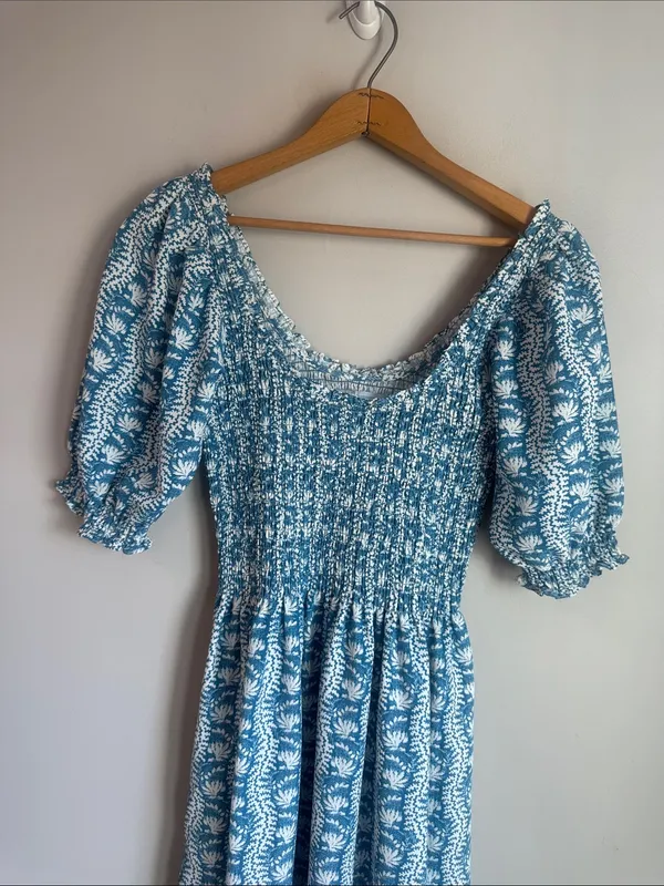 Hill House The Louisa Crepe Nap Dress XS - Image 5