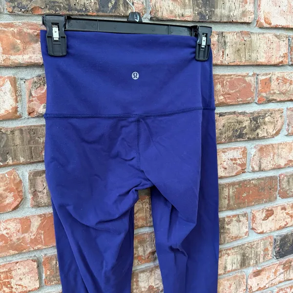 Lululemon Size 6 Purple Leggings Athletic Athleisure Soft Stretch Pull On - Image 6