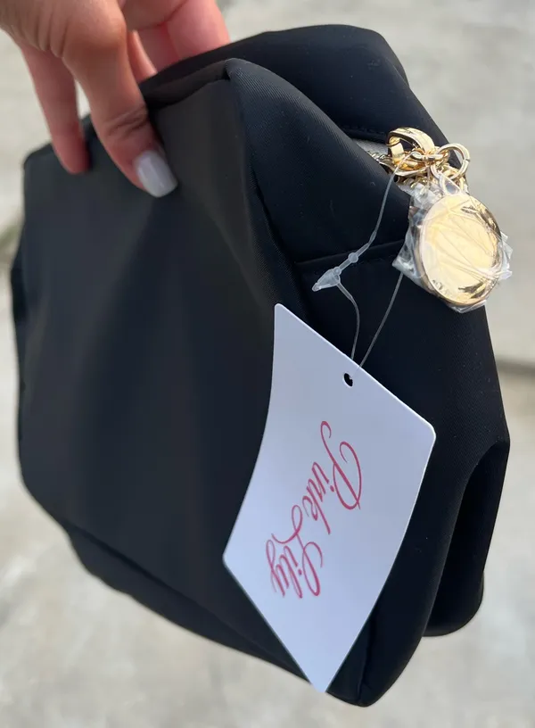 Pink Lily Black "Makeup" Travel Pouch - Image 5