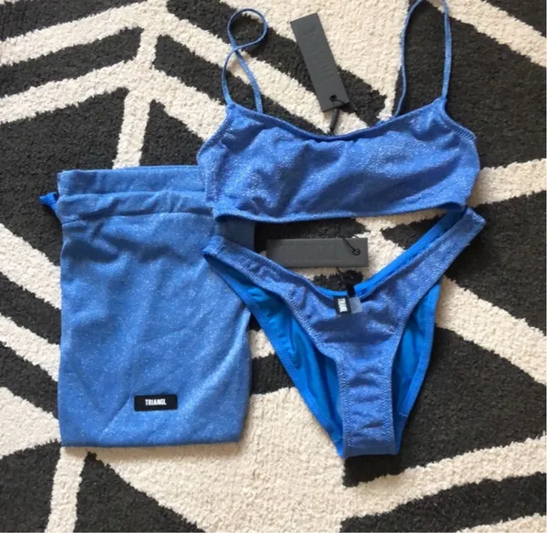 Triangl Mica Cheeky Marina Sparkle Swimwear - Image 5