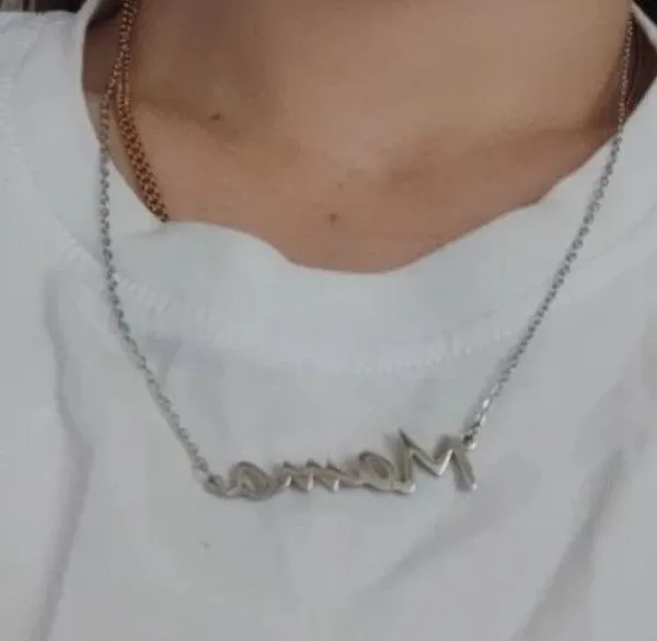 Mama Necklace Silver - Image 8