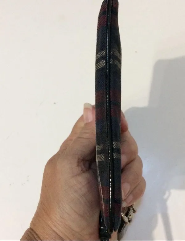 Poppy Tartan Plaid Small Wristlet - Image 5