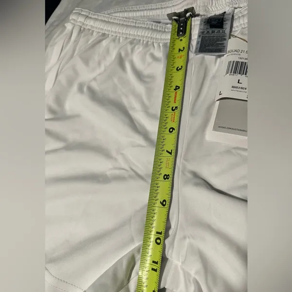 Adidas Women's Athletic White Shorts - Image 12