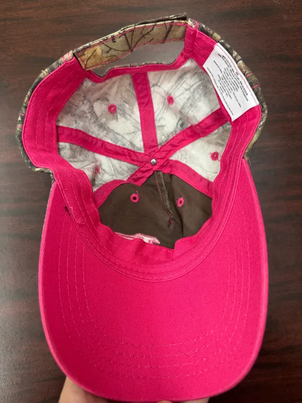 Justin Boots Women’s Cowgirl Camouflage Brown Baseball Hat - Image 3