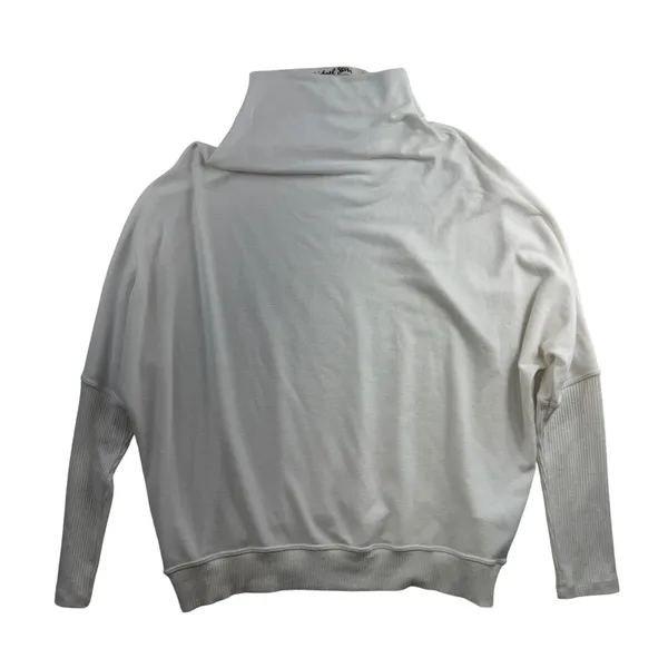 Michael Stars L Large Madison Brushed Jersey Long Sleeve Dolman Mock Neck White‎ - Image 2