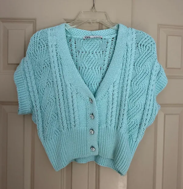 ZARA Short Sleeve Sweater - Image 2
