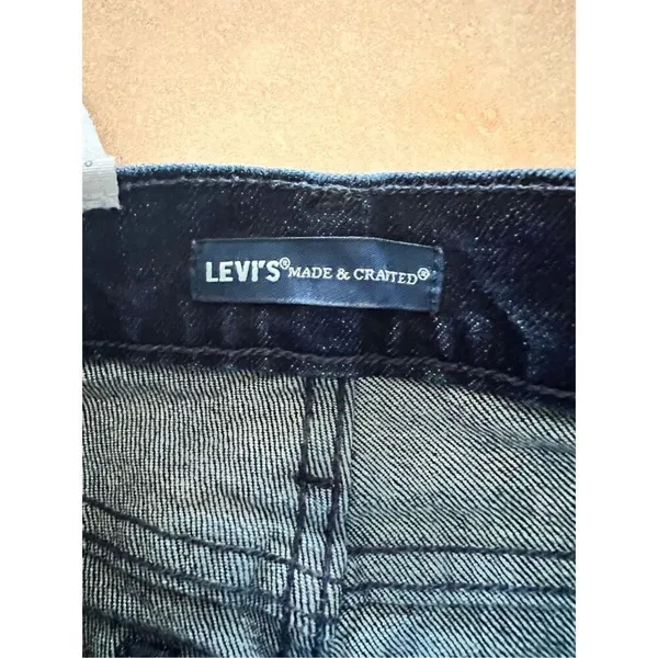 Anthropologie x Levi’s Made & Crafted Stem Flare Blue Jeans Mid-Rise 28 $198 - Image 8