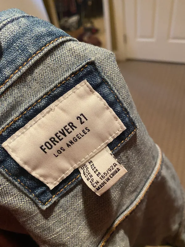 Forever 21 Distressed Jean Jacket - Image 4