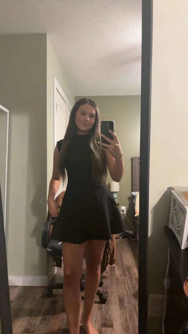 Showpo Black Mini Dress - Image 3