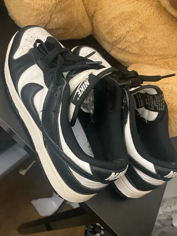 Nike Dunk Low Panda Shoes Size Womens 8.5 - Men’s 7.5 Black White - Image 4