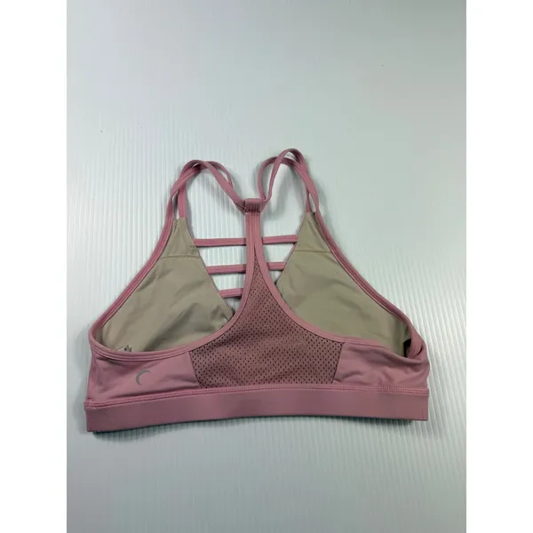 Zyla Active Light Support Sports Bra Strappy Back Mauve Pink Medium‎ - Image 4