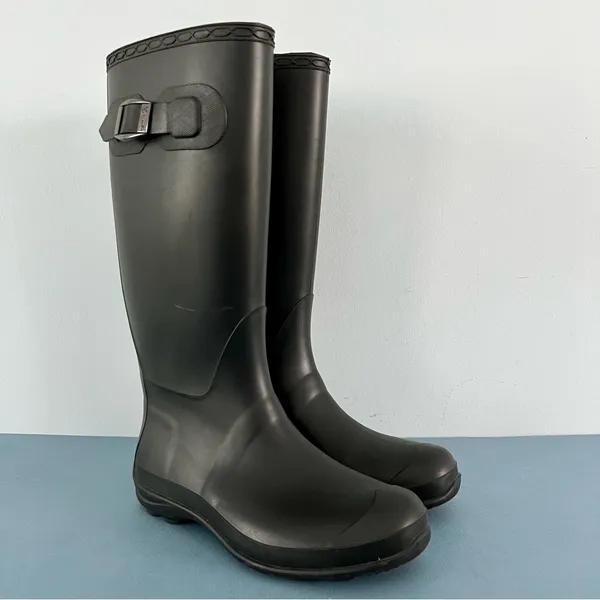 Kamik Olivia Waterproof Black Rubber‎ Rain Boots - Image 2