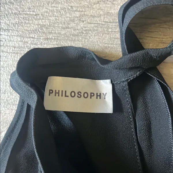 Philosophy Black Halter Sheath Dress for Cocktail - Image 7