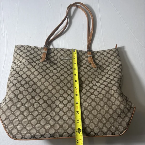 Nine‎ West Shoulder Handbag Tote Large Brown Purse - Image 9