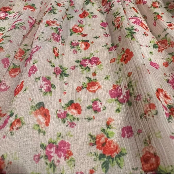 Women’s Garage Pink Floral Strap Festival Boho Fairy Dress Festival Feminine XS - Image 7