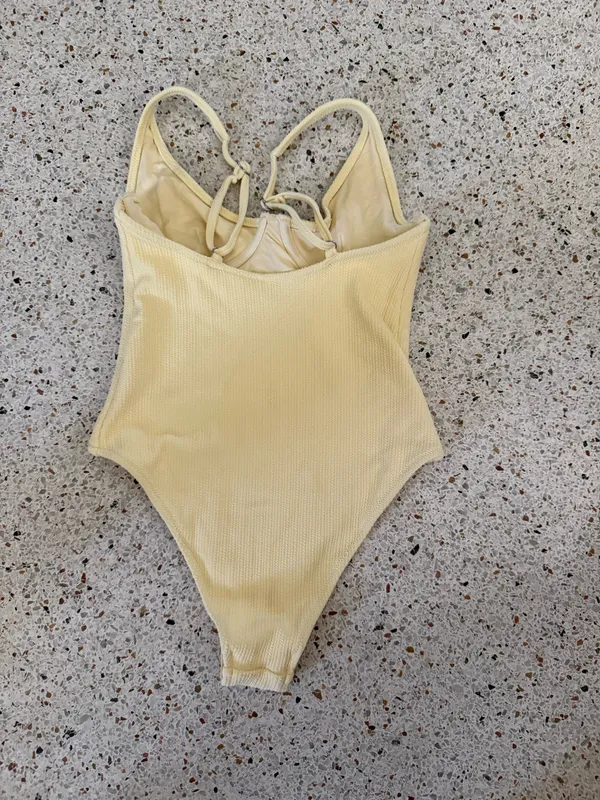 Yellow one piece swimsuit Size XS - Image 2