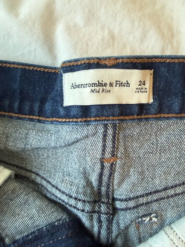 Abercrombie Mid Rise Denim Mini Skirt - Image 2
