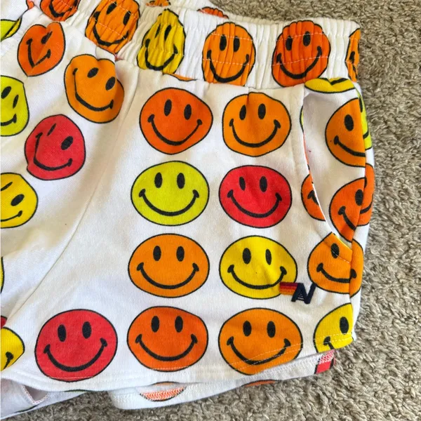 Aviator Nation SMILEY BINGO LOUNGER SHORT - WHITE - Image 3