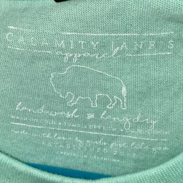Calamity‎ Jane Mint Green Oklahoma Graphic Tee Shirt - Image 5