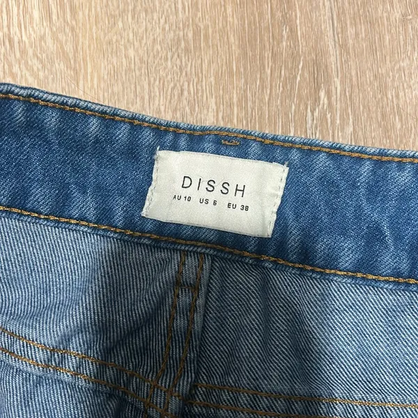 Dissh Classic Blue Denim Sailor Jeans Size 6 - Image 6