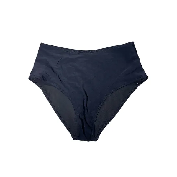 Aerie Mid-rise Bikini Bottom Solid Black Full Coverage - Image 3