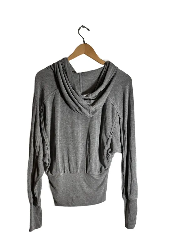 Free People Movement Ready Go Hoodie Women's XS Relaxed Workout Casual Top Grey - Image 4