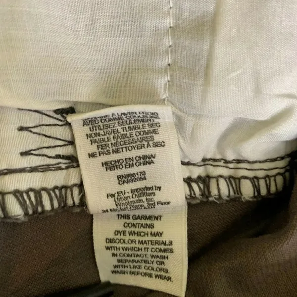 FREE PEOPLE‎ Brown Curdoroy Floral Skinny Pants 28 - Image 4