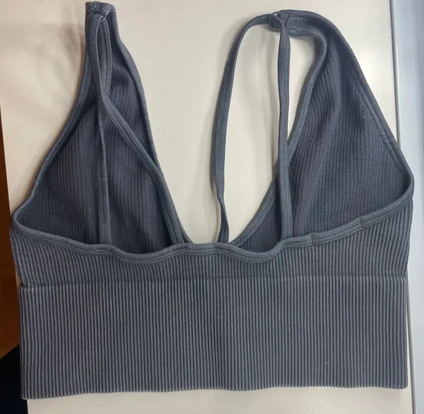 Forever 21 Blue Ribbed Tank Top - Image 2