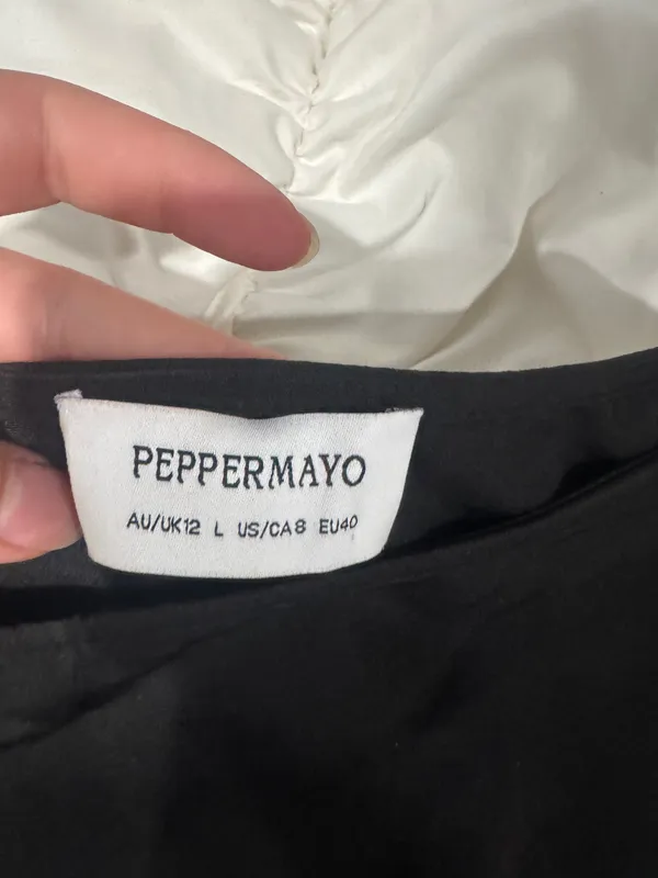 Peppermayo Black Cut Out Top - Image 3