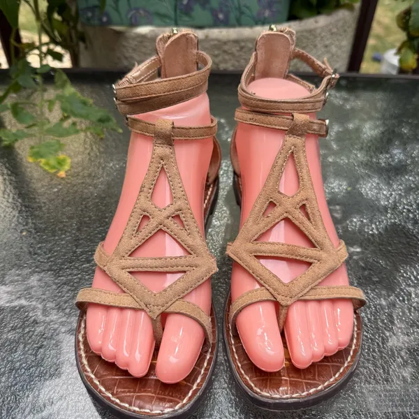 Sam Edelman Tan Gladiator Sandals - Image 5