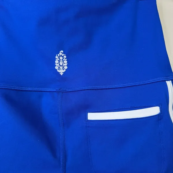 Free People Movement FP NWOT Sapphire Skies Combo Island Time High Rise Shorts - Image 7