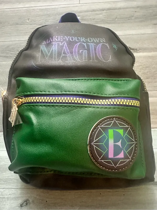 Disney 'Wicked Make Your Own Magic' Black & Green Mini Backpack - Image 3