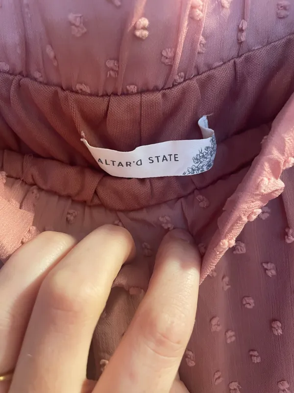 NWT Altar'd State Mauve Maxi Skirt - Image 3
