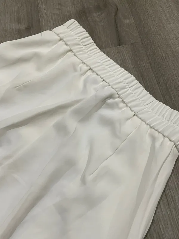 High Waist White Trousers - Image 4