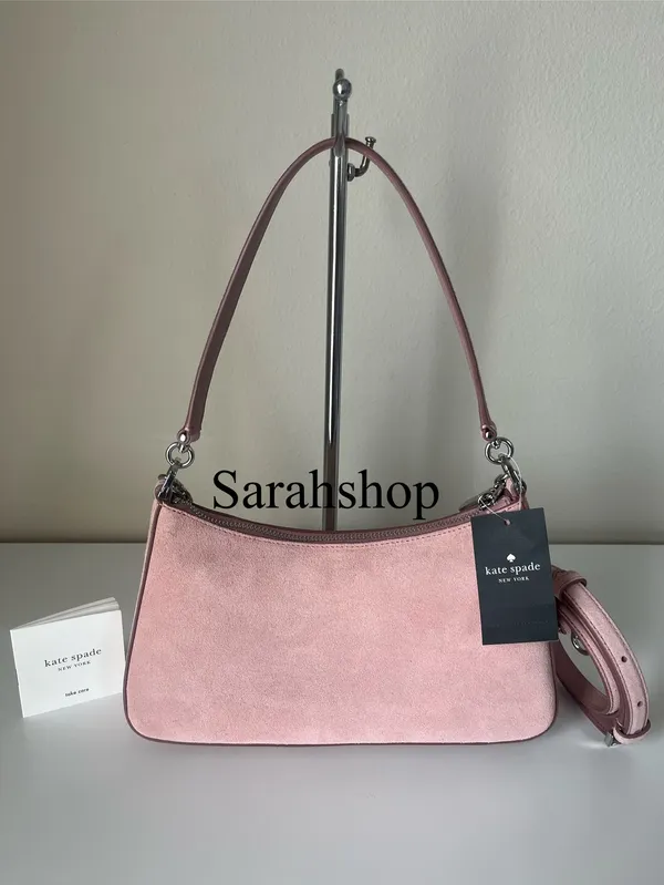 Kate Spade Margot Studded Suede Shoulder Bag - Image 3