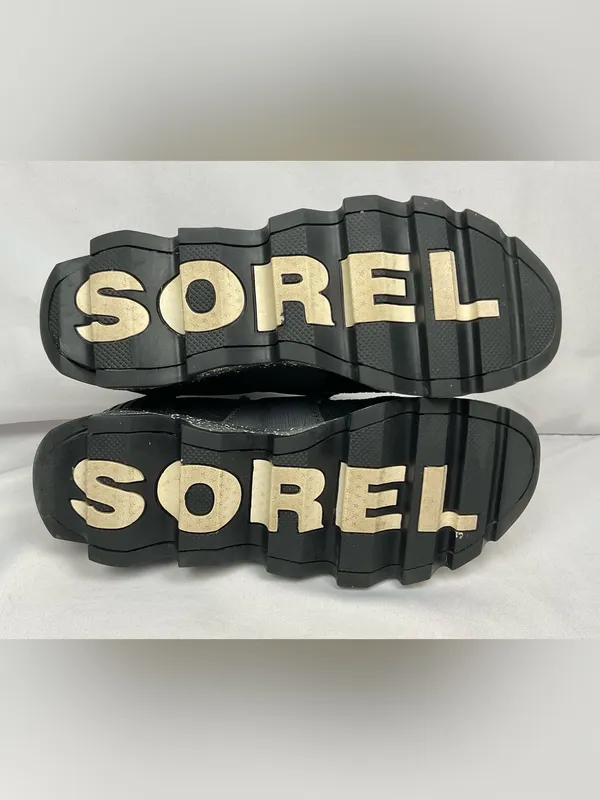 Sorel Kinetic Sneakers Black Sz 8.5 Low Top Bootie - Image 6