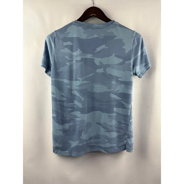 Women’s Splendid Small Grayish Blue Camo T-Shirt - Image 3
