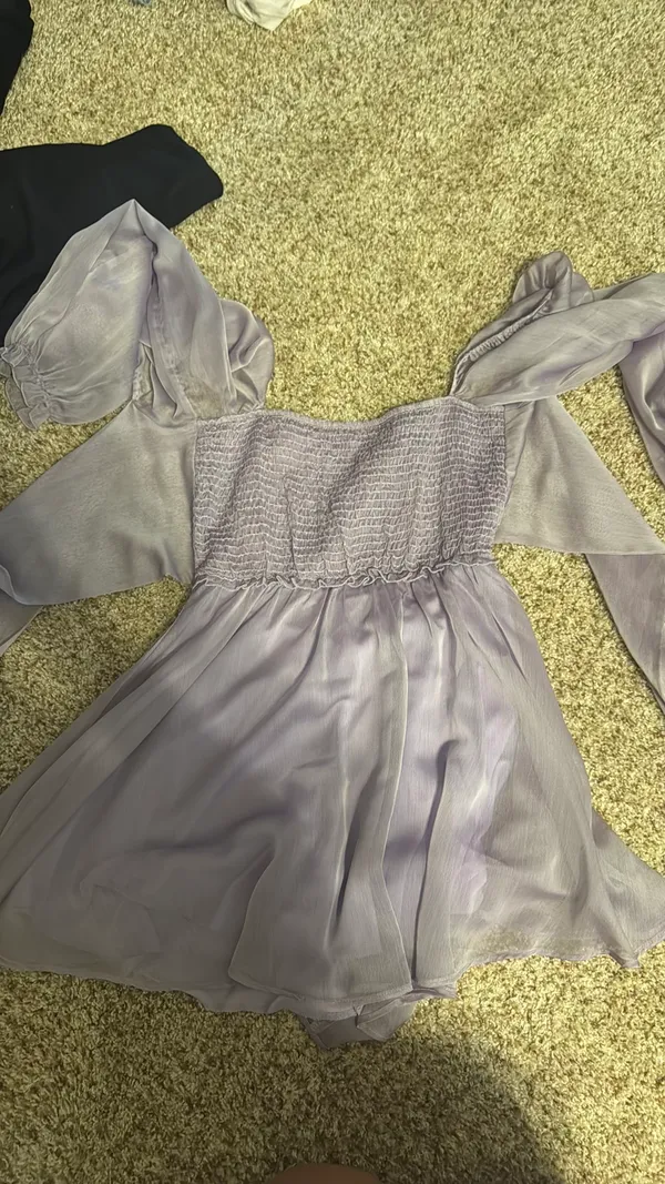 Purple Lucy in the Sky Dress - Image 2