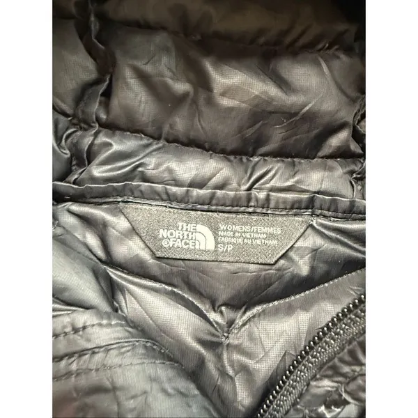 THE NORTH FACE Trevail Women'S Black 800 Down Puffer Jacket Quilted Small - Image 9