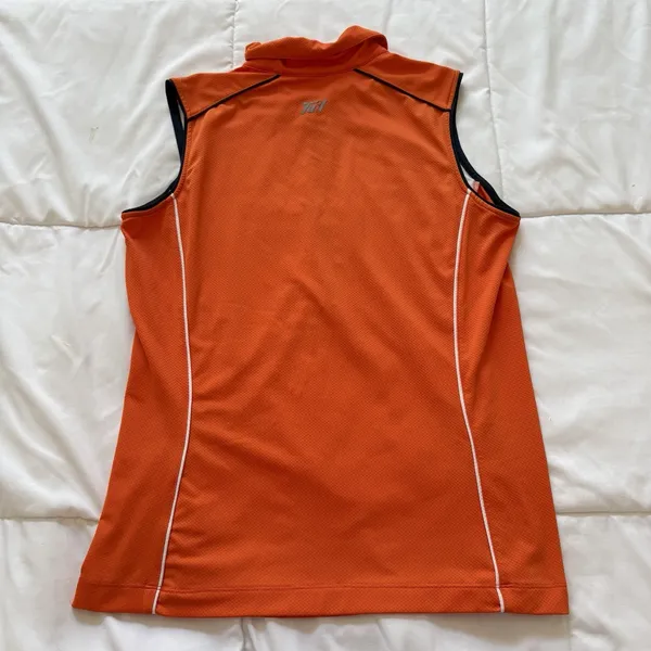 Tail‎ Polo Tank Top Womens Small Orange Golf Tennis Pickleball Preppy Outdoor - Image 8