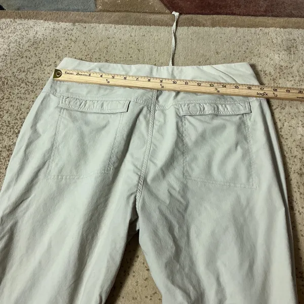 Royal Robbins Womens Gorpcore Granola Ruched Hiking Pants Tan Size L‎ ROYCL-S73 - Image 3