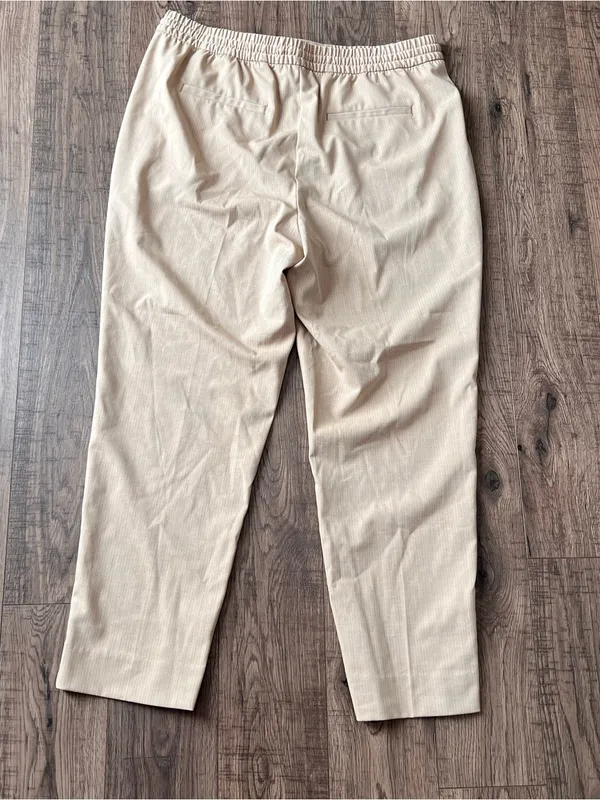 Banana Republic Hayden Pants 12 Stripes Elastic‎ Waist - Image 2