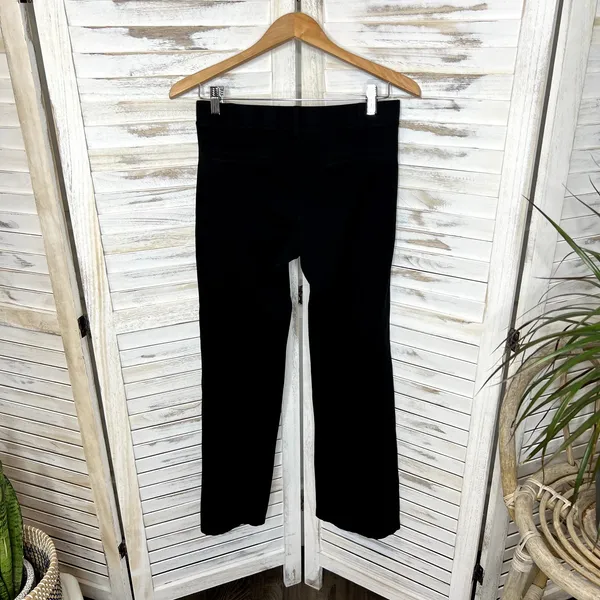 BETABRAND Women's Wide Leg Yoga Work Pant Faux Pockets Black Medium - Image 12