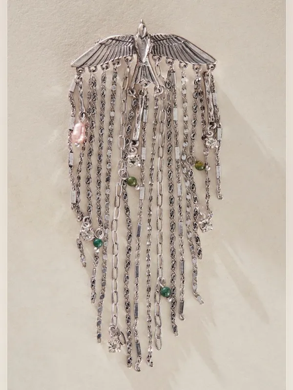 Free People NWT Cresta Dangle Brooch- silver. $30 - Image 3