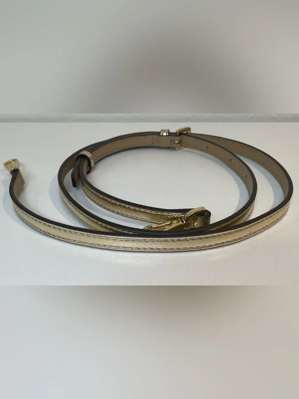 Michael Kors Metallic Gold Crossbody Strap Replacement - Image 2