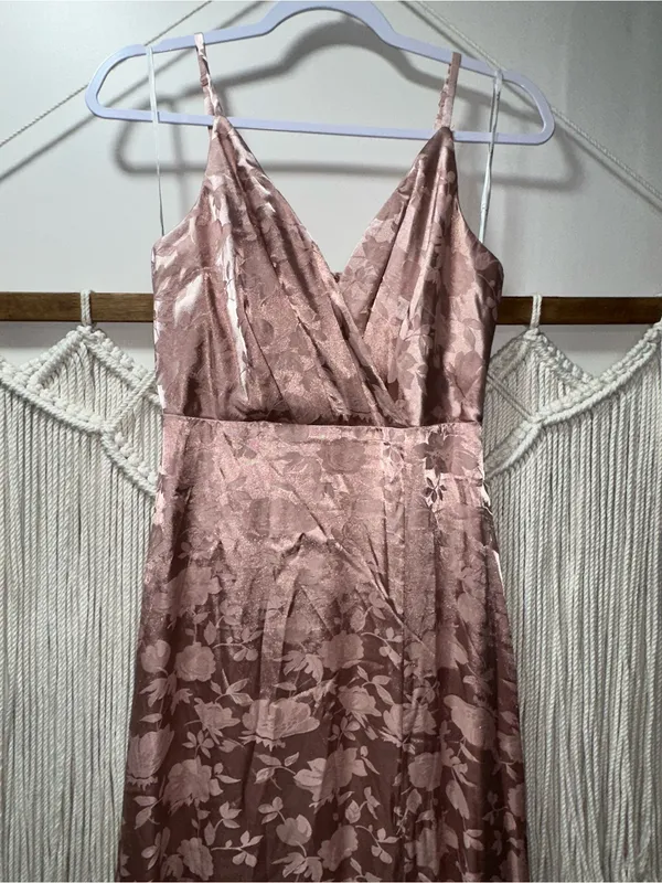 Lulu's Rose Blush Floral Lace Maxi Dress - Image 6