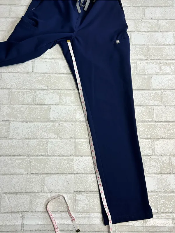 Figs Woman’s Yola High rise slim Scrubs Navy Style W22SW2014 - Image 5