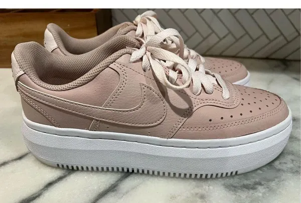 Nike Court Vision Alta Women's Size 9 Shoes DM0113-600 Pink White - Image 10